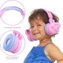 Peppa Pig - Kids Bluetooth Headphones, Wireless & Wired Over-Ear Headphones with Safe Volume, Adjustable Headband, Rechargeable Battery & Stereo Sound Perfect for School, Home, & Travel