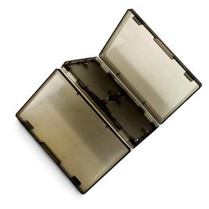 XBERSTAR 4in1 Storage Box Protective Case for GameBoy GBA GBASP Game Cartridge Card (Clear black)