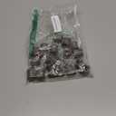 20 Pack 1/2 inches Malleable Cast Iron Pipe Coupling, Industrial Pipe Flanges for Threaded Black Pipes and Fittings, DIY Steampunk Industrial Vintage Style.