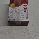 Clear Warm White Christmas Lights - 20 ft String of 105 Incandescent Mini Multifunctional Lighting Modes for Decorative, Bedroom, Outdoor, Xmas Twinkle Christmas Tree Lights, White Wire Total 21.6 ft