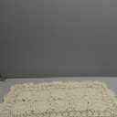Phantomon Lace Table Runner Rectangular Table Cover Cloth Handmade Crochet Floral Placemats 100% Cotton (Floral Beige, 15x28Inch)