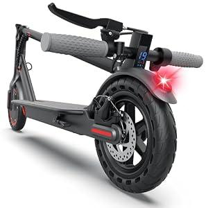 VOLPAM Electric Scooter, 500W/ 350W Strong Motor, Max 22/ 19 MPH Top Speed & 22/ 17 Miles Range, 10"/ 8.5" Foldable E Scooter with Smart APP, Cruise Control