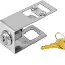 Rugged Ridge Hood Lock Kit for Jeep Wrangler TJ | Steel, Silver | 11252.04 | Fits 1998-2006 Jeep Wrangler TJ
