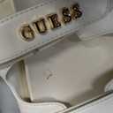 Guess Women's FABULON Sandal, Ivory 150, 7
