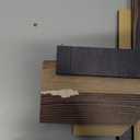 Jetec Christian Wooden Wall Cross,3D Multi-color Triple Stacked Reclaimed Decorative Worn Wooden Wall Cross for Home Religious Church Hanging Decoration(Classic Color)