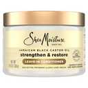 SheaMoisture Jamaican Black Castor Oil Leave In Conditioner 100% Pure Jamaican Black Castor Oil For Damaged Hair to Soften and Detangle Hair 11.5 oz