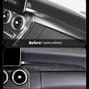 Center Console Dashboard Panel Cover, Carbon Fiber Pattern Style, Interior Decoration Accessories for Mercedes Benz C Class W205 2015-2018 GLC X253 2016-2021