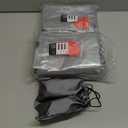 VMstr 15-Pack Vacuum Seal Bags for Clothing with High Pressure DC Electric Pump | Compression Vacuum Bags for Travel & Luggage Packing | Carry-On Size