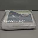 Guken White Linen Blackout Curtains 70 Inch Wide by 84 Inch for Living Room Bedroom Back Tab Thermal Insulated 100% Black Out Linen 1 Drapes Room Darkening Window Curtains White,1 Panel