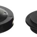 Waste King Black Disposer EZ Mount Garbage Disposal Stopper and Splash Guard for Sink Drain, 1025