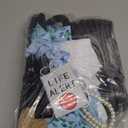 Z-Shop Old Lady Costume for Girls 100th Day of School Costume Grandma Granny Dress with Wig for Kids, Small (5-7yr)