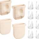 Replacement Parts for Eufy Breast Pump, Compatible with Eufy S1 Pro, S1, E20, E10, Includes 8PCS Duckbill Valves & 4PCS Diaphragms