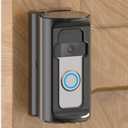 Anti-Theft Video Doorbell MountAdjustable 360 Degree Doorbell Angle No-Drill Mount Compatible with Ring Battery Doorbell /Plus/Pro Video Doorbell Upgrade Corner Kit for Houses,Apartments