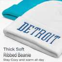 Winter Hat Cities Beanie for Men and Women Knit Cuffed Cap Perfect for Gifts (White)