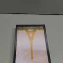 upsimples 5x7 Picture Frame Set of 3, Made of High Definition Glass for 5 x 7 Black Frames, Wall and Tabletop Display Thin Border Photo Frame for Home Decor