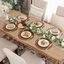 SHACOS 100 pcs Round Paper Placemats Disposable 13 inch Colored Paper Decorative Place Mats for Wedding Birthday Party Bridal Baby Shower Events Table Decoration, Brown