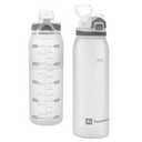 Teenturnn Water Bottle White Leakproof
