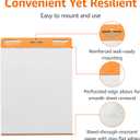 Amazon Basics Sticky Easel Pads for Presentations, Whiteboard-Compatible, 25 x 30 Inch, Rectangular, White, 4-Pack