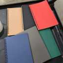 6 Pack B5 Spiral Notebook, 70 Sheets, 140 Pages, Hardcover, Sketchbook for School, Office, Travel