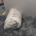 Fluffy Orthopedic Dog Beds for Large Dogs with Washable Removable Cover Dog Crate Bed Egg Crate Foam Support Plush Pet Pad Mat with Anti-Slip Bottom (42 * 28, Dark Grey)