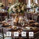 8 Pack Brown Table Cloth 60 x 102 Inch Rectangular Tablecloths for 6 Foot Rectangle Tables, Wrinkle Resistant Brown Tablecloth Washable Polyester Fabric for Buffet Wedding Party Banquet