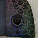 Gammeefy Switch Controller for Nintendo Switch/Switch OLED, (No Drift, No Deadzone) Hall Effect Joystick Wireless Switch Joypad With 9 Lights Color, One-Piece Switch Remote with Turbo/Programming (Crack)