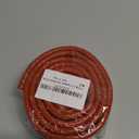 1-1/5"(30mm) ID Heat Shielded Fire Thermo Armor Fire Sleeve Silicone Coated Fiberglass for Automotive Hose Lines & Electrical Wiring Red, 5 feet