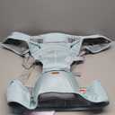 BabbleRoo Grow Carrier  Safety-Certified 6-in-1 Baby Carrier with Hip Seat, Ergonomic & Adjustable Toddler Carrier 7-50 lbs with Hip Support, Hood for Sun Protection, Newborn to Toddler, Seafoam