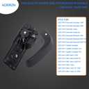 Premium Inside Door Handle, Front Left Driver Side, Plastic, Fits for 2007-2014 GM and Chevy Trucks, Replaces# 20833606, 20871488, 15936892, 91485, 80374