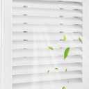 18" X 18" Aluminum Gable Vent with Screen, Never Rust Gable Vents for ShedReducing Indoor Temperature - Ideal for Wall, Attic,Shed,Door, and Shipping ContainerVent Opening: 16" x 16"