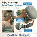Trivaze Neck Massager with Heat Ultimate Neck and Shoulder Massager for Relaxation, Portable USB Charging, Realistic Massage Sensation, 4D Masajeador de Espalda y Cuello para Alivio de Tensin y Dolor