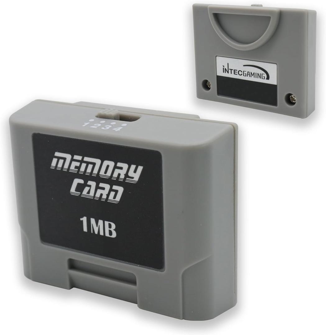 1MB Memory Pak, for N64 Memory Card, Storage Expansion Card, Compatible with Nintendo N64 Controller