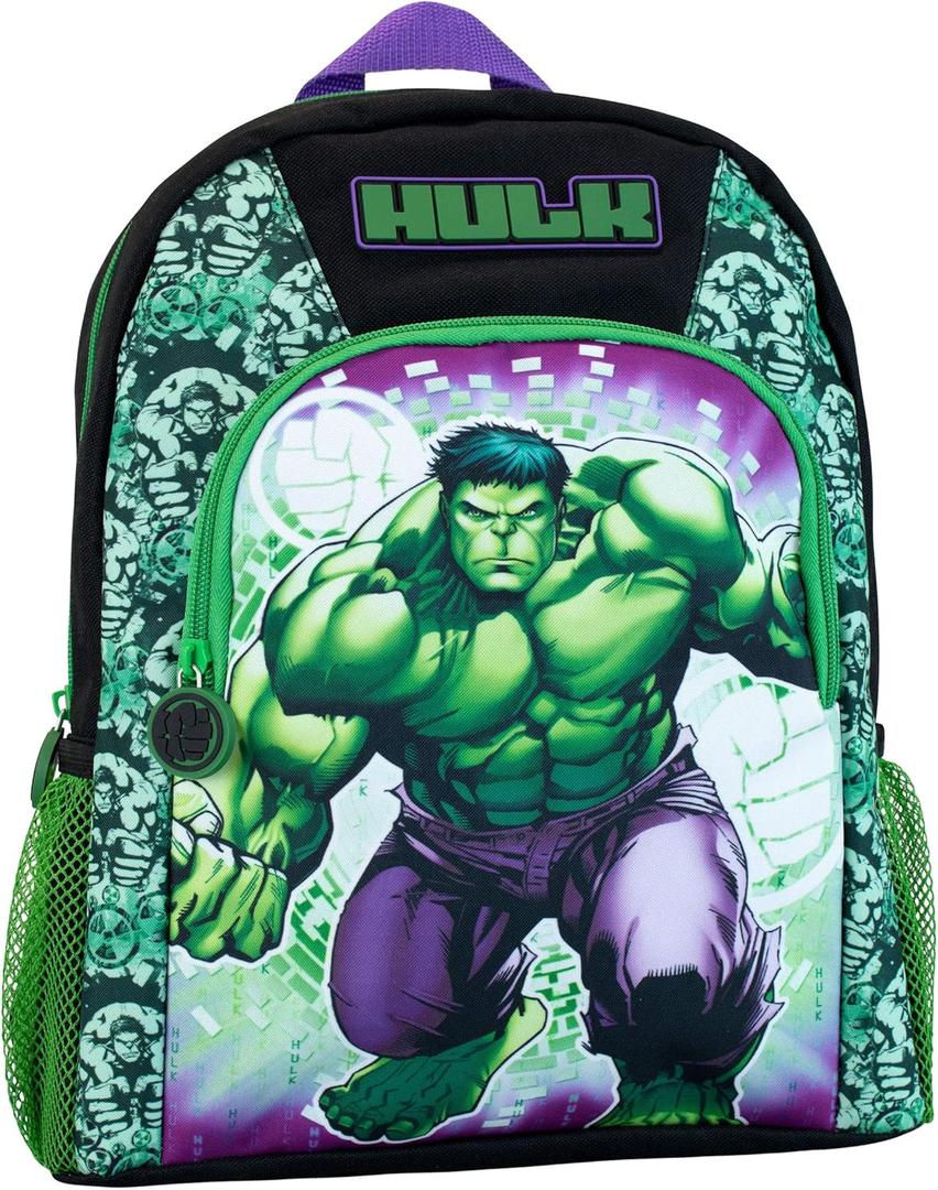 Marvel Hulk Backpack | Avengers School Backpacks for Boys | The Incredible Hulk Kids Bag