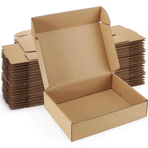 Shipping Boxes 9x6x2 inches Brown Small Mailing Boxes 25 Pack Cardboard Corrugated Box Mailers