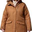 Columbia Womens Suttle Mountain Long Insulated Jacket (Medium, Camel Brown)