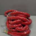 Woanger 6 Pack Velvet Stanchion Rope, 5 Feet Crowd Control Stanchion Ropes Safety Barrier with Gold Plated Hook for Carpet Events Movie Theaters Grand Openings Hotels Party (Red)