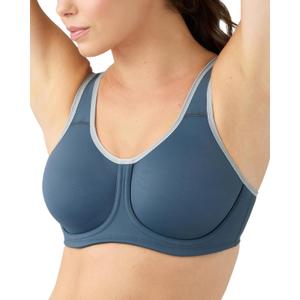 Wacoal Women's Simone Sport Underwire Bra, 855170 (Blue, US 34D)