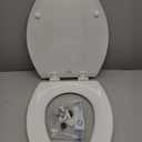 Bemis 1500EC 390 Lift-Off Wood Elongated Toilet Seat, Cotton White (Pack of 1)