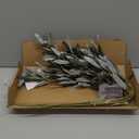 Waipfaru 5pcs 29'' Olive Branches for Vases with Battery Operated Lights, Lighted Olive Tree Branches with Timer, Artificial Greenery Stems Decor for Centerpieces Flower Arrangements Vases