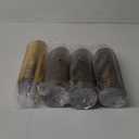 Hioasis 200Pcs 9OZ Clear Cups - Plastic Disposable Cups with Gold Trim, Heavy Duty & BPA-free for Party, Wedding, Reception