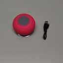 Waterproof Bluetooth Shower Speaker Portable Wireless Water-Resistant Speaker Suction Cup,Built-in Mic Gifts for Kids Speakerphone for iPhone Phone Tablet Bathroom Kitchen - Pink