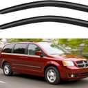 Window Visors Rain Guards Shield for 2008-2020 Dodge Grand Caravan, 2Pcs Out-Channel Window Vent Wind Deflectors Visors Shades for 2008-2016 Chrysler Town & Country