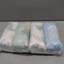 Momcozy Muslin Swaddle Blankets, 4-Pack Breathable and Skin-Friendly Receiving Blankets, Best Wishes Swaddle Blanket Shower Gifts & Baby Registry Essentials, Large 47"x47", Ocean Pixie Dream
