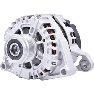 13581891 Alternator Compatible with Chevy Cruze 2012 2013 2014 2015, Cruze Limited 2016 L4 1.4L, 12V 130Amp Clockwise 5-Groove Clutch Pulley Replace# 13588290, 13597227