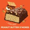 Pure Protein AMMMAZE Peanut Butter Smores Bars, 20g Protein, 6g Fiber, 5g Net Carbs, No Added Sugar, High Protein Snack, 12 Count Meal Replacement Bar for On-the-Go (EXP 02/09/27)