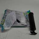 Vacuum Seal Bags for Clothing - Vacuum Storage Bags with Hand Pump, Space Saver Organisers for Travel Luggage Clothes Blankets Comforters (8 Small)