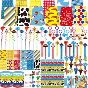 Blue Hydrangea 232 Pcs Cartoon Story Theme Birthday Party Favors Decorations Supplies for Kids Goodie Bag Stuffer Pinata Filler