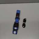 Vizpet LED Dog Collar, Light Up Dog Collar Adjustable USB Rechargeable Super Bright Safety Light Glowing Collars for Dogs(Small,Blue)