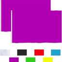Consummate Solid Purple Flag 3x5 Foot Plain Purple Flags Banner Polyester with Brass Grommets,2 Pack
