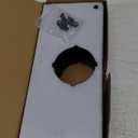 Door Knob Reinforcement Plate, Polished Gold, Fits 1-3/4" Doors, 2-3/8" Backset, Door Lock and Door Knob Cover Plate, Deadbolt Cover Plate Reinforce and Repair Wood or Metal Doors (NSHL-60-45)